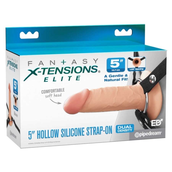 Страпон полый 5&quot; Hollow Silicone